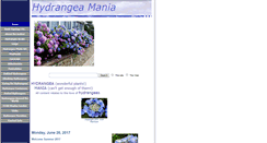 Desktop Screenshot of hydrangeamania.com